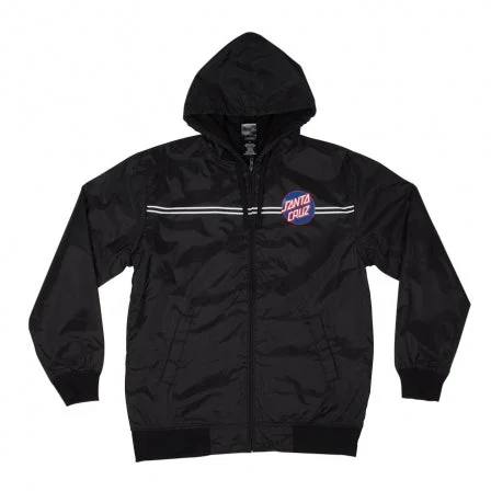 Santa Cruz Dot Hooded Windbreaker Jacket