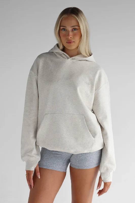 Luxe Signature Hoodie - Oatmeal