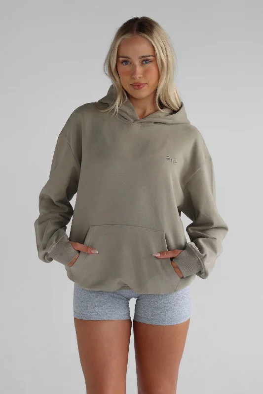 Luxe Signature Hoodie - Sand