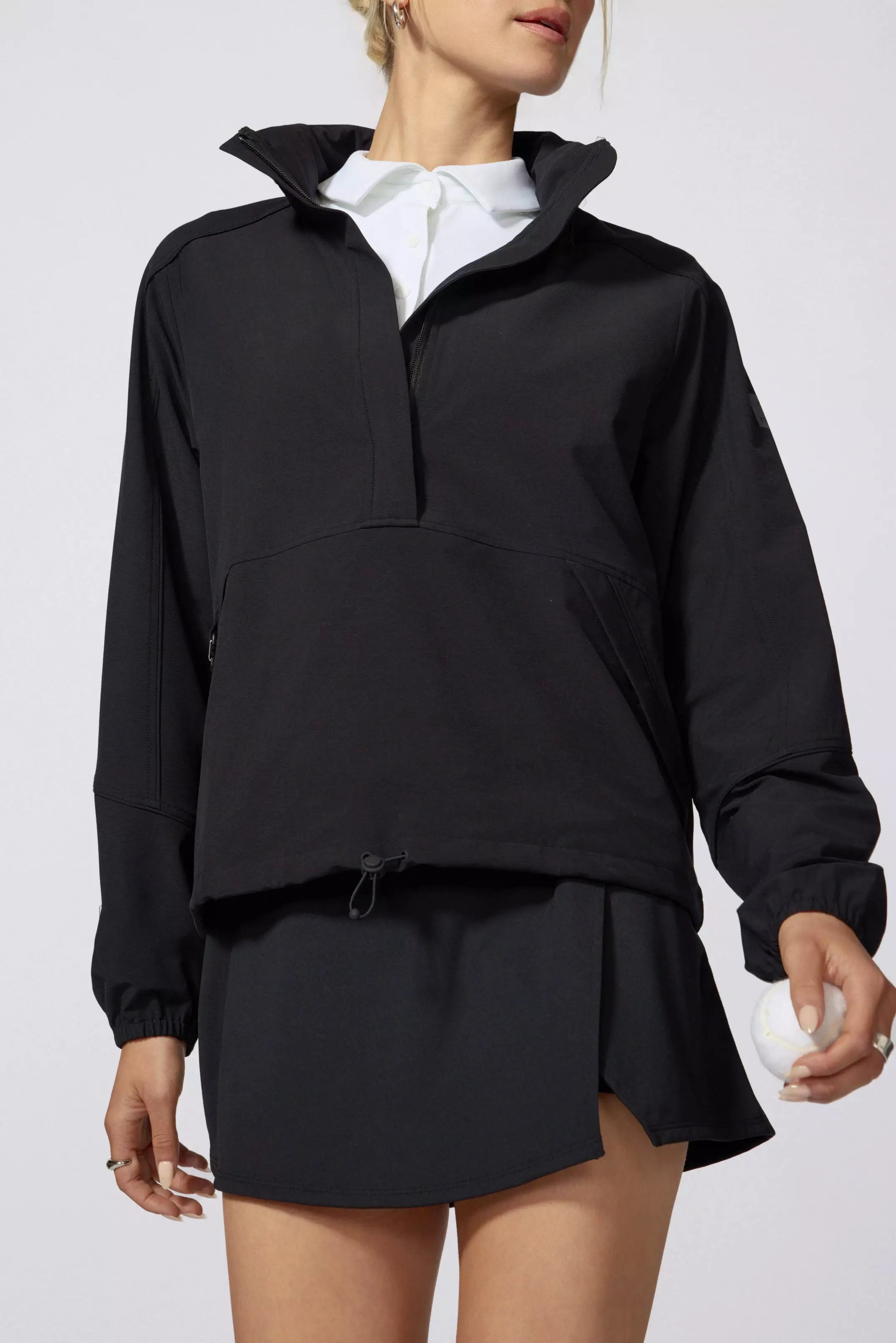 Rove Packable Anorak - Black