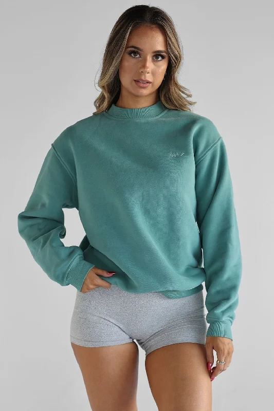 Signature Sweater - Green Moss