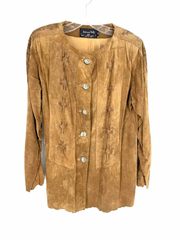 Size M Br/Wh/Bl Southwestern Suede Jackets Jacket