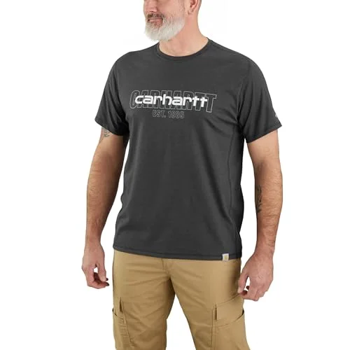 Carhartt 106653 Men's Force Relaxed Fit Midweight Short-Sleeve Logo Graphic T-Shirt