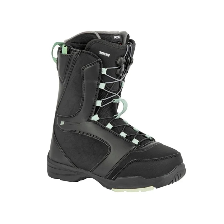 Nitro Women's 2024 Flora TLS Snowboard Boot - Black / Mint