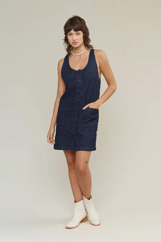 Denim Jumper Dress