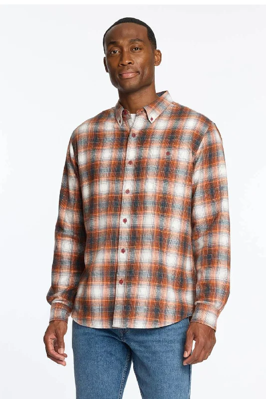 Weatherproof Vintage Brushed Flannel Shirt for Men in Gold Flame | F2485572GK-GOLDFLAME