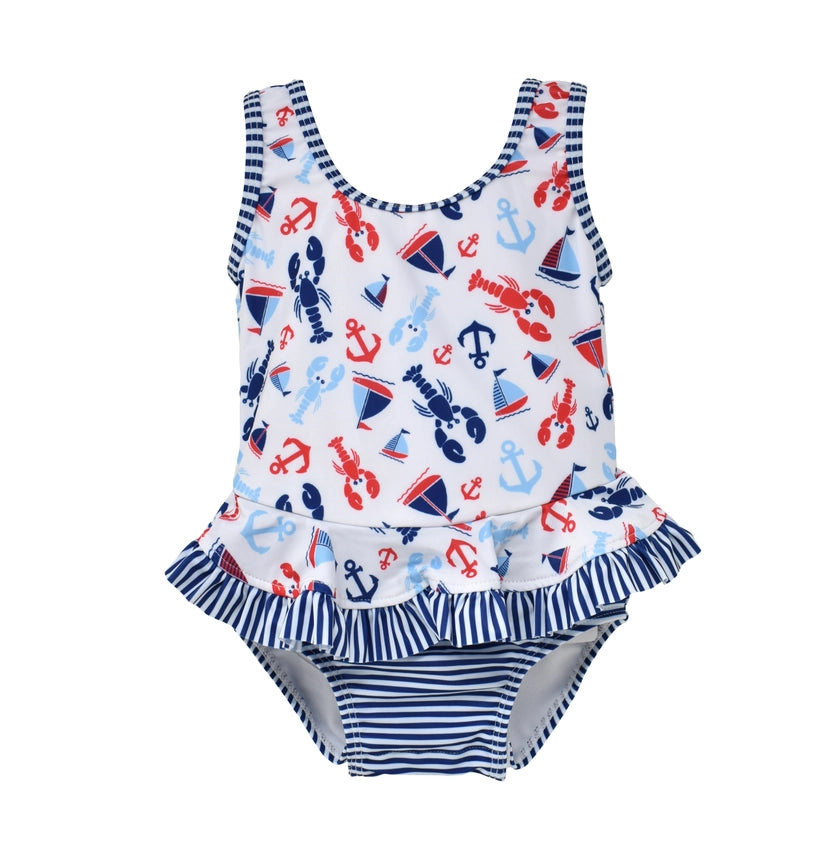 Girls Sunday Sails Swimsuit