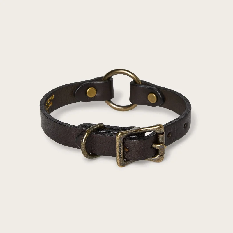 BRIDLE LEATHER PUPPY COLLAR