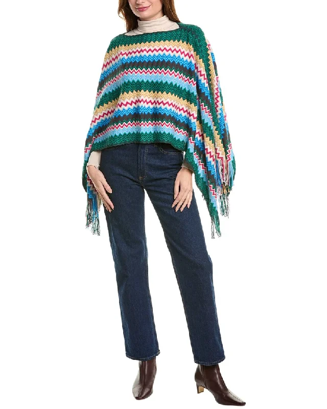 Missoni Wool-Blend Poncho