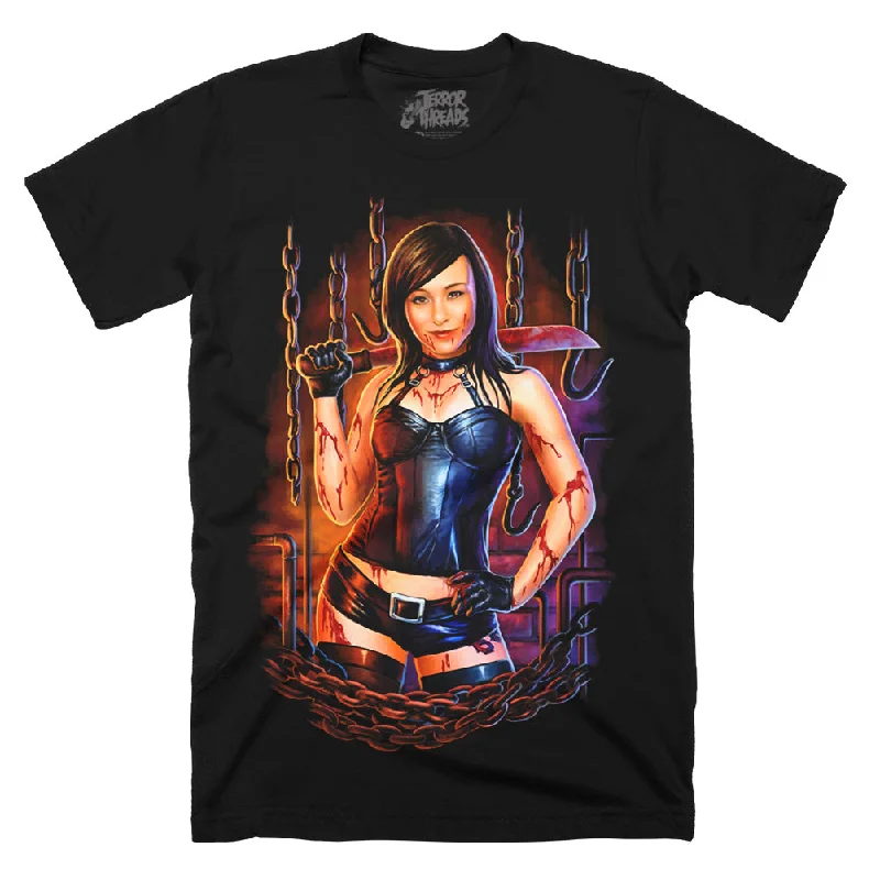 Danielle Harris Leather and Chains T-Shirt