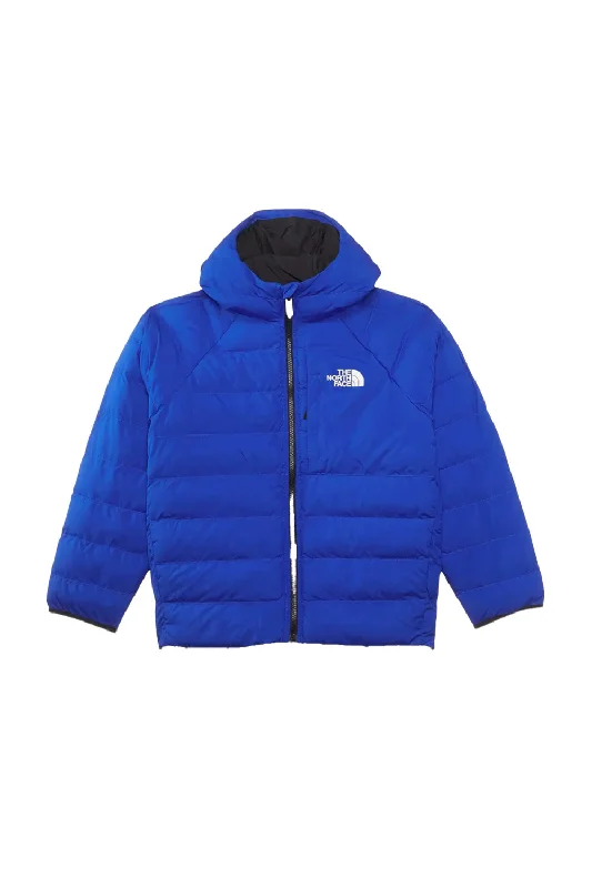 The North Face Youth Reversible Perrito Hooded Jacket for Boy in Blue | NF0A88TW-CZ6