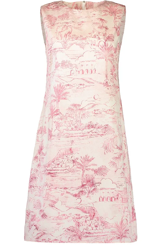 Printed Sleeveless Dress