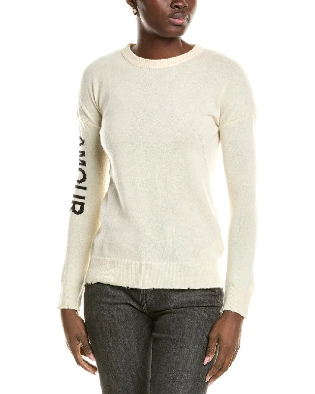 Zadig & Voltaire Gaby Amour Intarsia Wool & Cashmere-Blend Sweater