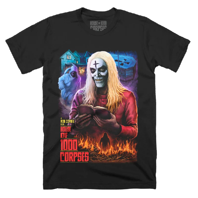 House Of 1000 Corpses No Funny Books T-Shirt