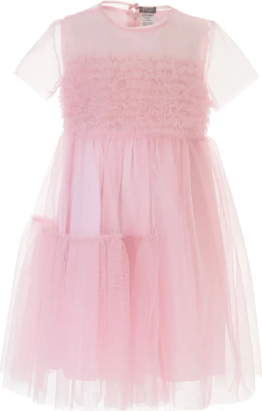 Old Rose Pink Tulle Dress