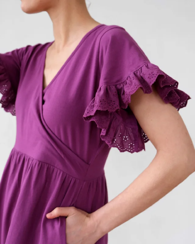 MELODY dress in Grape