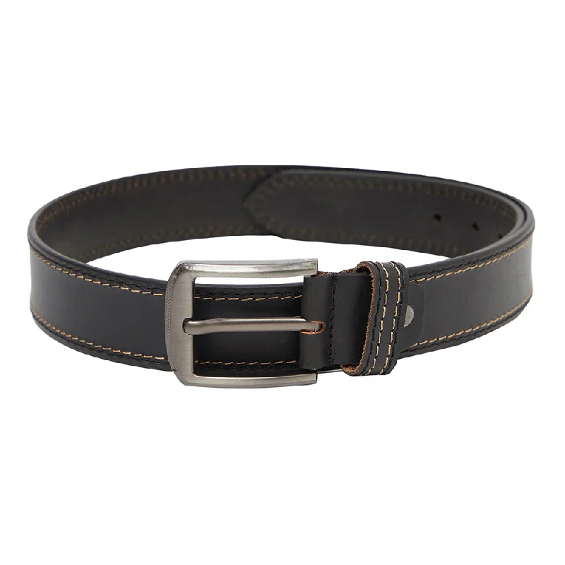 Men's Black Casual Single Side Designer Belt