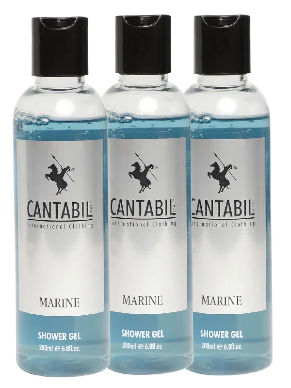 Unisex Marine - Blue Shower Gel - Pack of 3 ( 200 ml each )