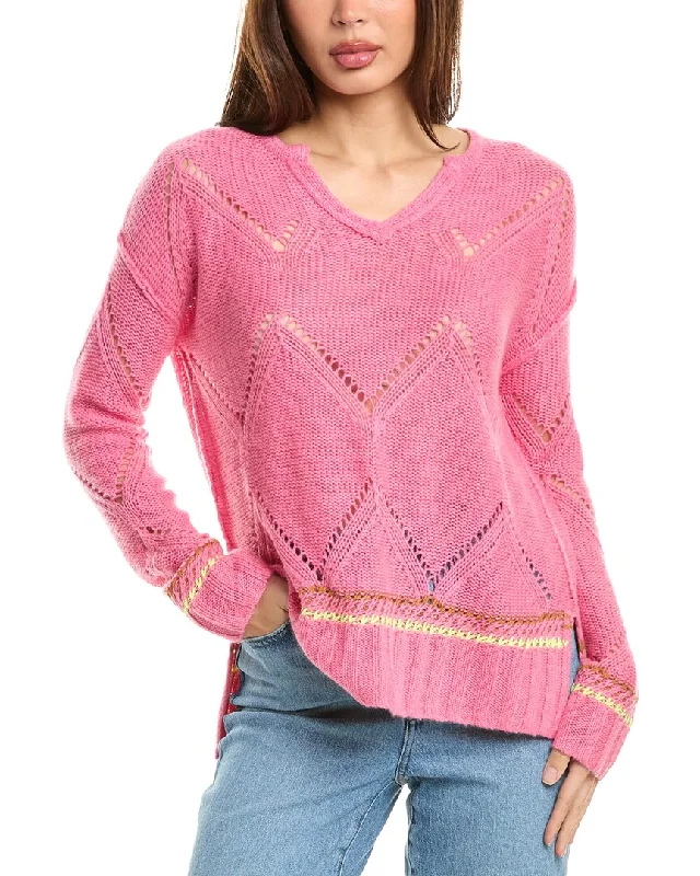 Lisa Todd Split Neck Cashmere Sweater