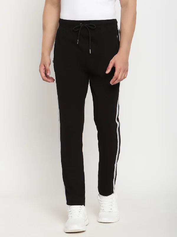 Men's Black Track Pant