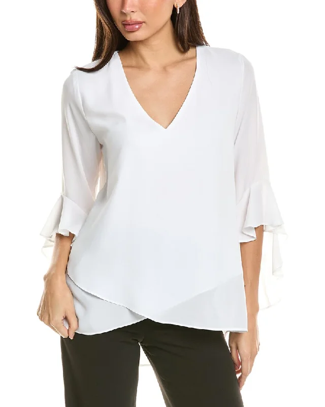 Joseph Ribkoff Flutter Top