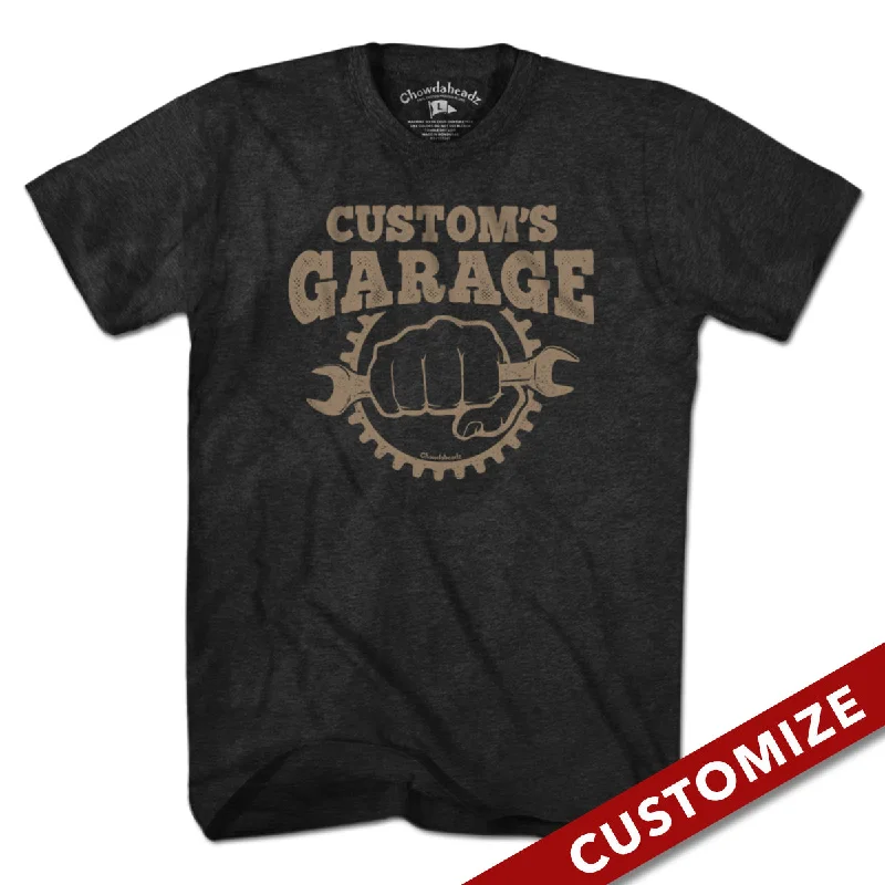 Custom Name's Garage T-Shirt