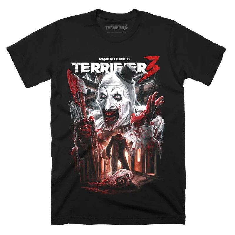 Terrifier 3 Heads Will Roll T-Shirt