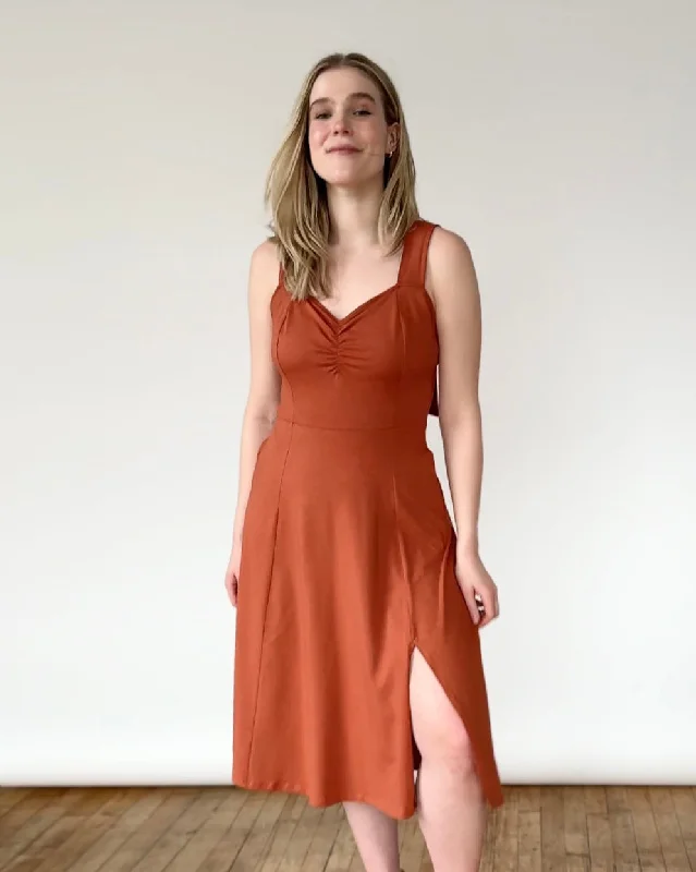 COLETTE dress in Terracotta