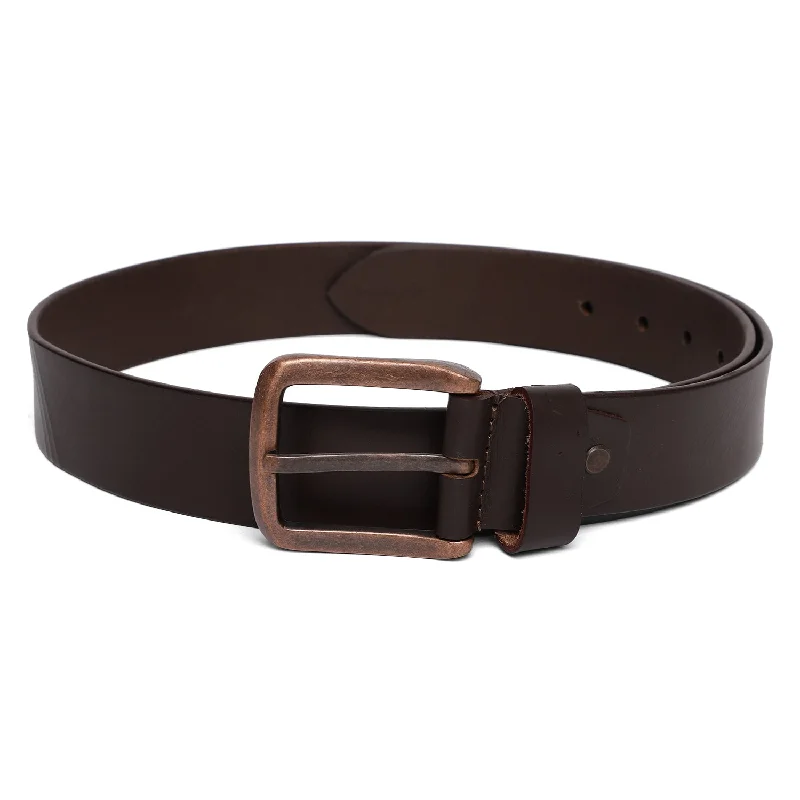 Men's Brown  Single Side Designer Belt