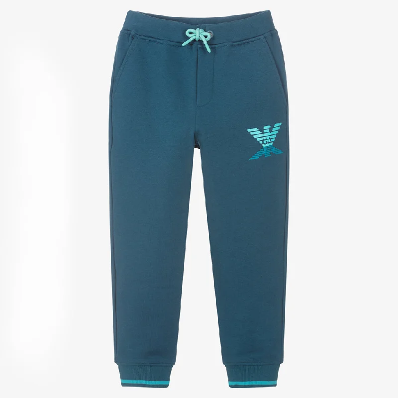 Blue Logo Sweatpants