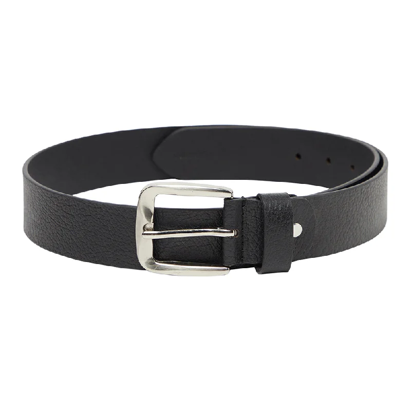 Men's Black Casual Single Side Designer Belt