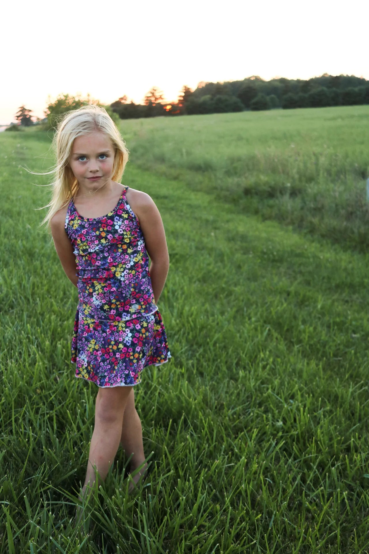 Girls Bellflower Razorback Top