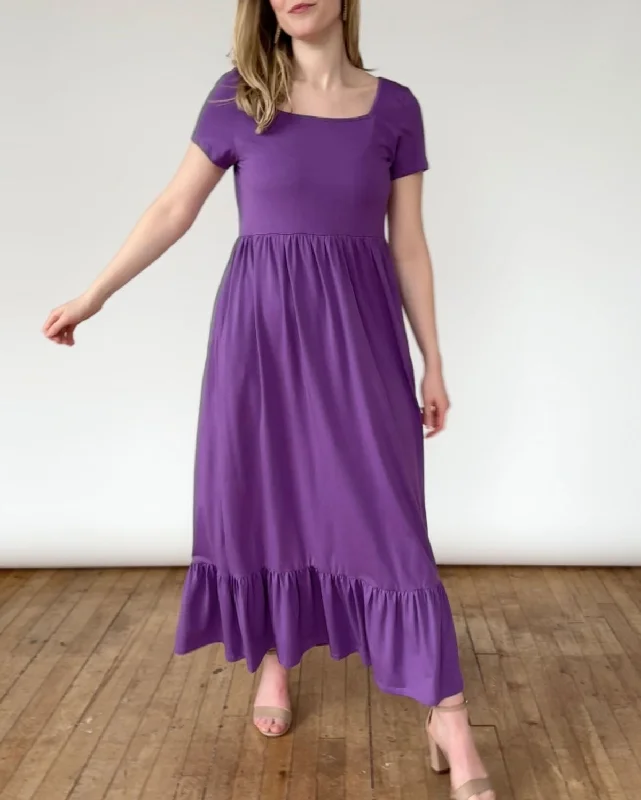 HAVEN maxi dress in Purple