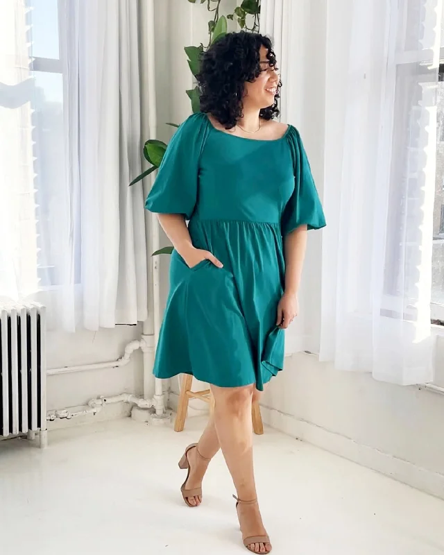 SADIE dress in Teal