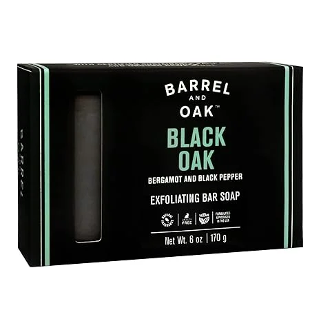 Barrel and Oak - Black Oak Exfoliating Bar Soap