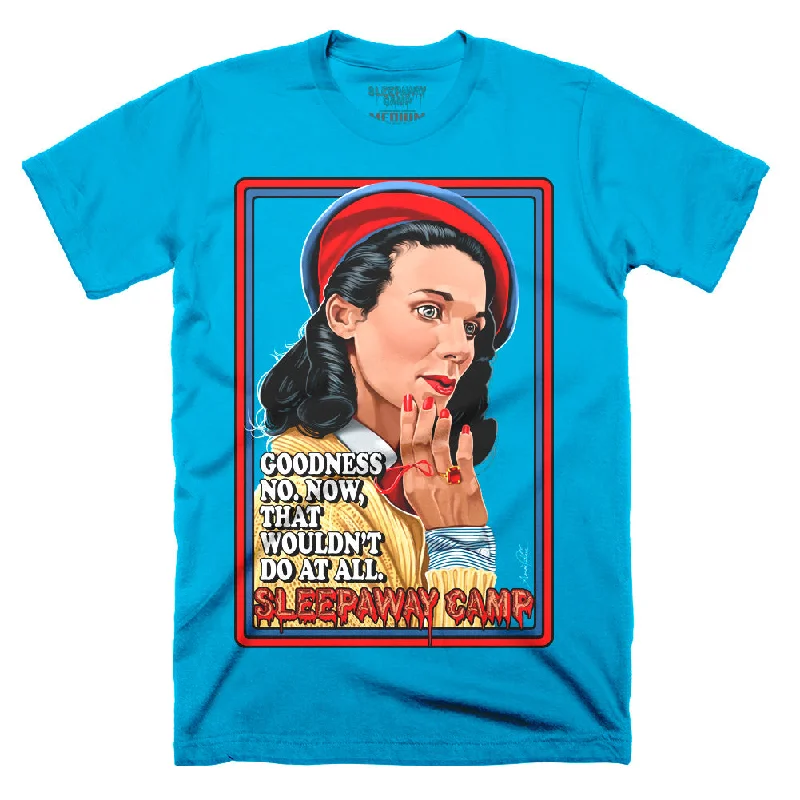 Sleepaway Camp Goodness No Electric Blue T-Shirt