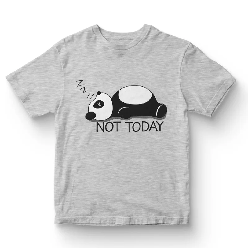 Not Today Panda Kids T-Shirt