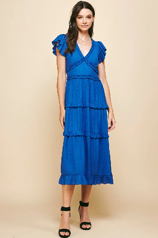 Ruffled Tea Dress