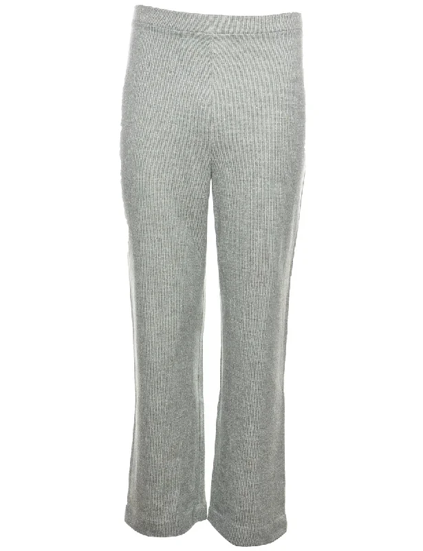 Graff Flared Leg Light Grey Trousers - W27 L29