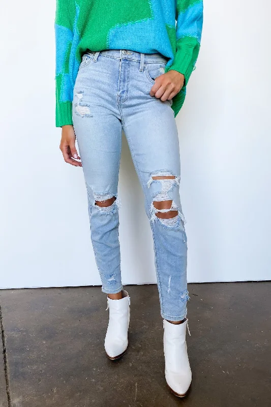 Looking Good Distressed Boyfriend Jeans - FINAL SALE