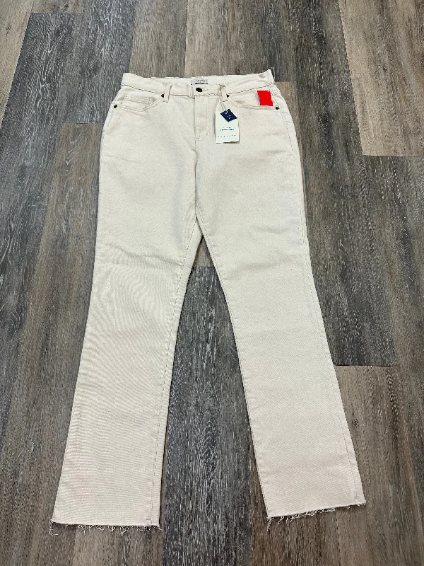 Tan Jeans Straight Oliver Logan, Size 8