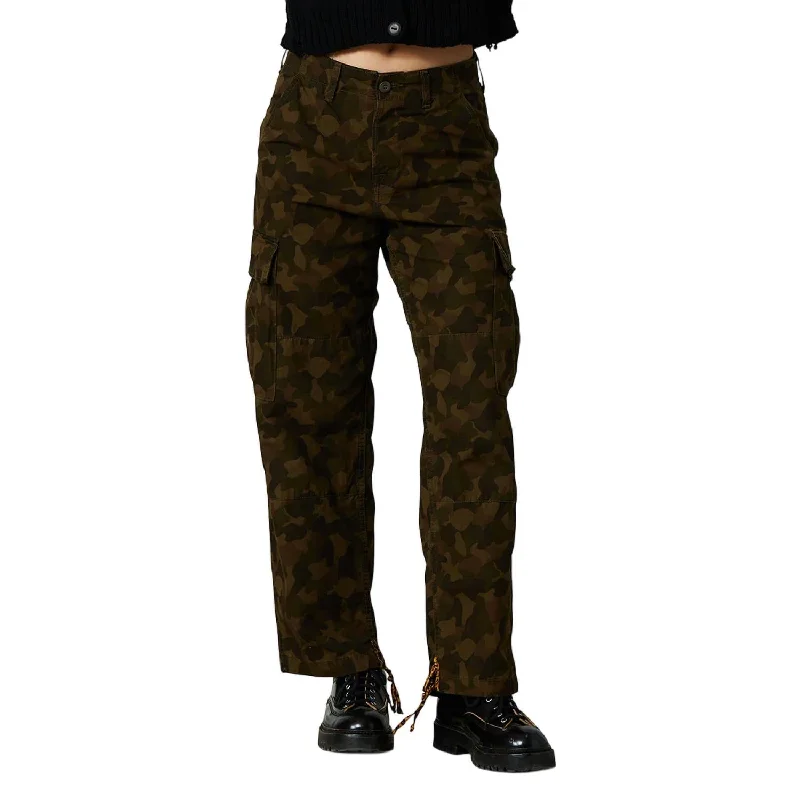 Alex Camo Cargo Pants In Woodland Camo