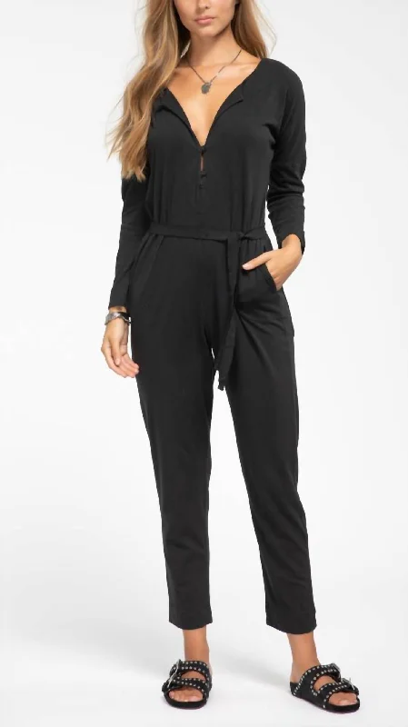 Flight Suit In Black