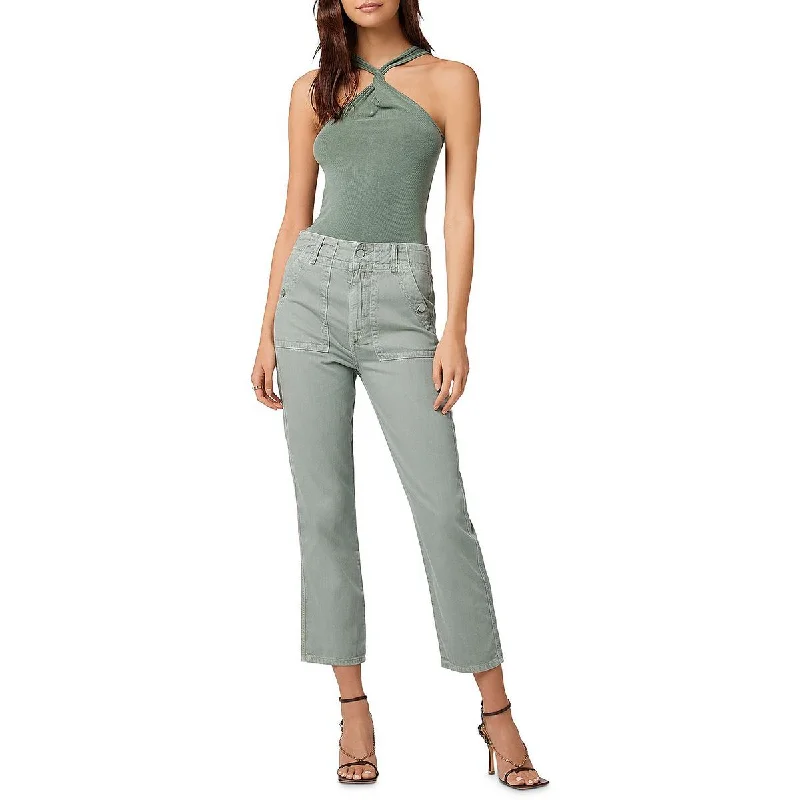 Joe's Womens Twill High-Waist Ankle Pants