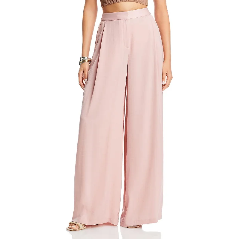 Kobi Halperin Womens Benji Pleated Dressy Wide Leg Pants