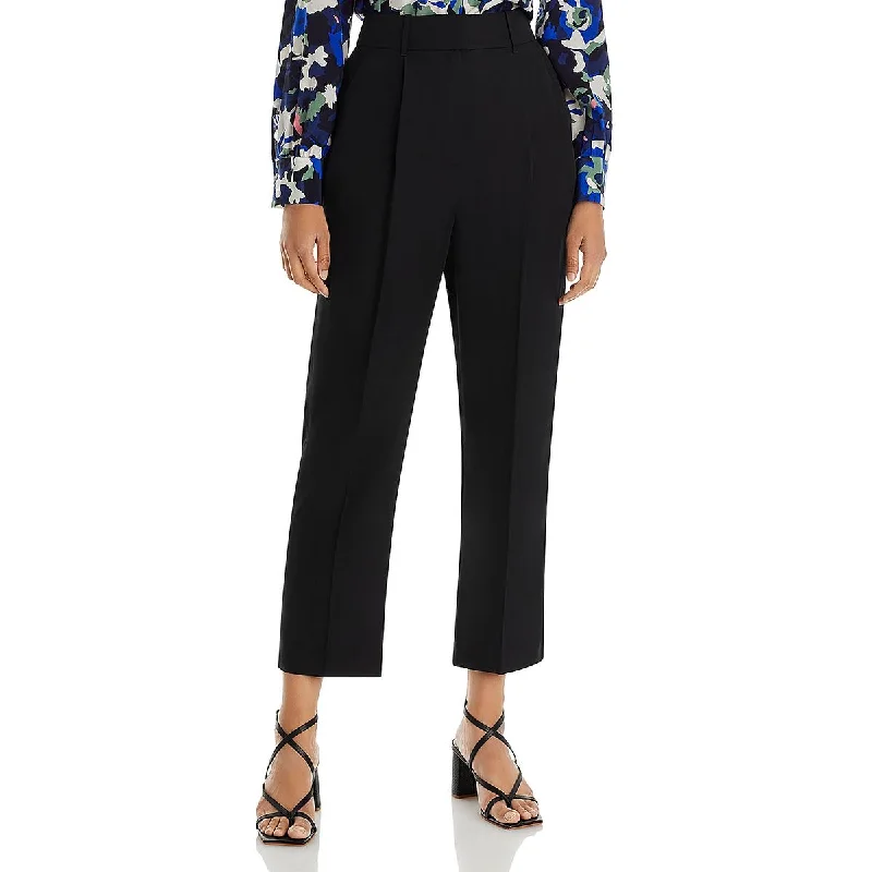 Kobi Halperin Womens Stevie High Rise Pleated Dress Pants