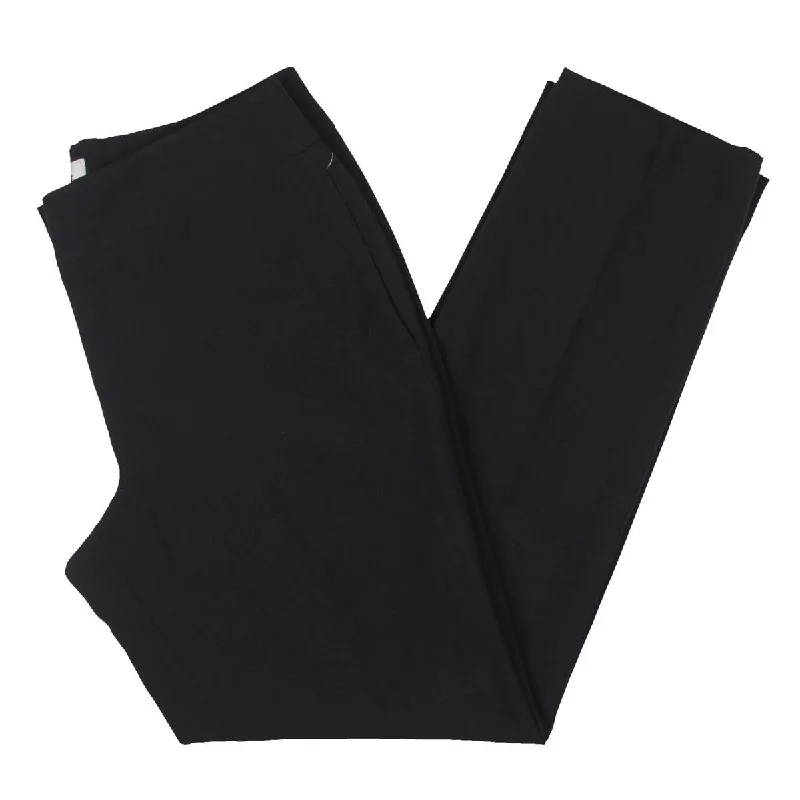 Le Suit Womens Mid-Rise Straight Leg Trouser Pants