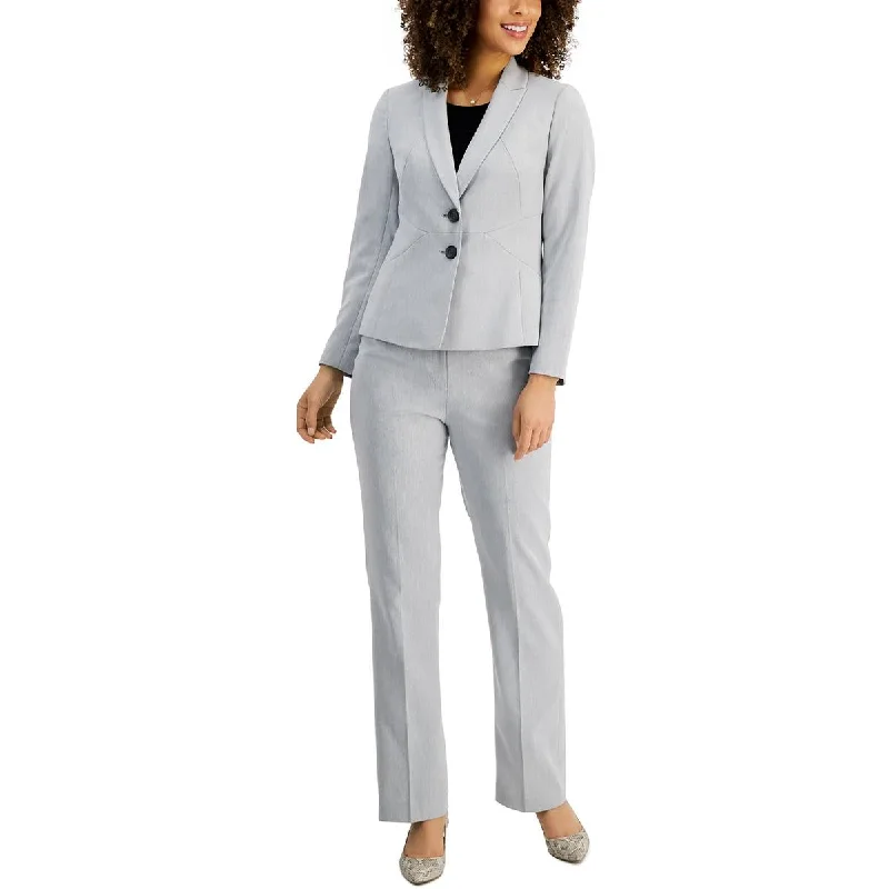 Le Suit Womens Woven Flat Front Dress Pants