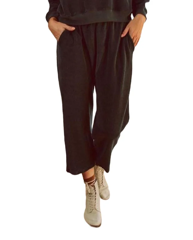 Microterry Pajama Sweatpant In Dark Navy