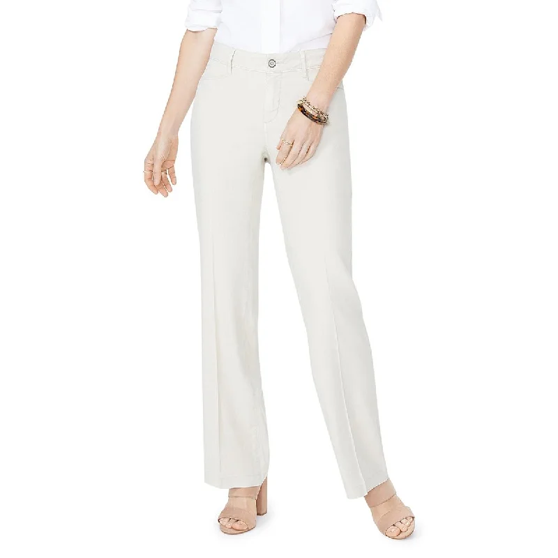 NYDJ Womens Linen Trouser Trouser Pants